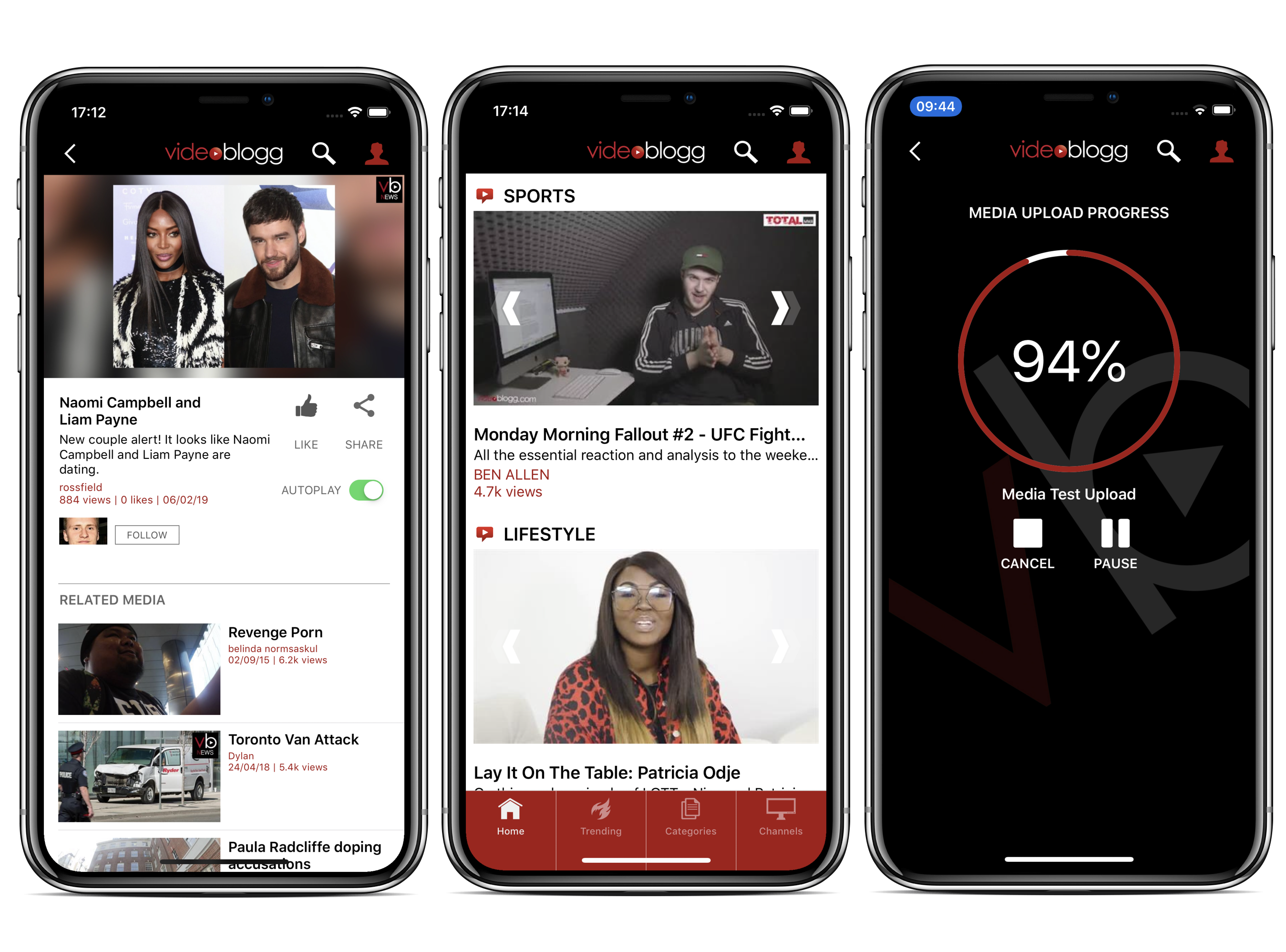 Videoblogg - Smartphone apps
